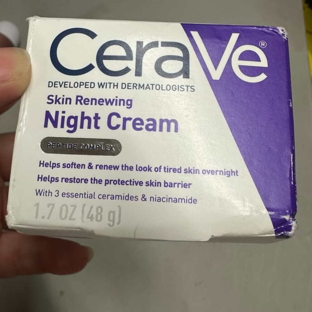 CeraVe Skin Renewing Night Cream, 1.7 Ounce